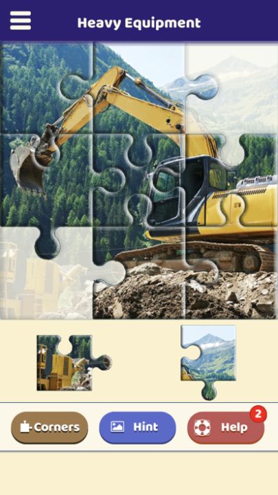 Heavy Equipment Puzzle游戏截图