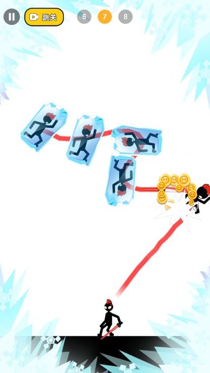 火柴人大营救游戏截图