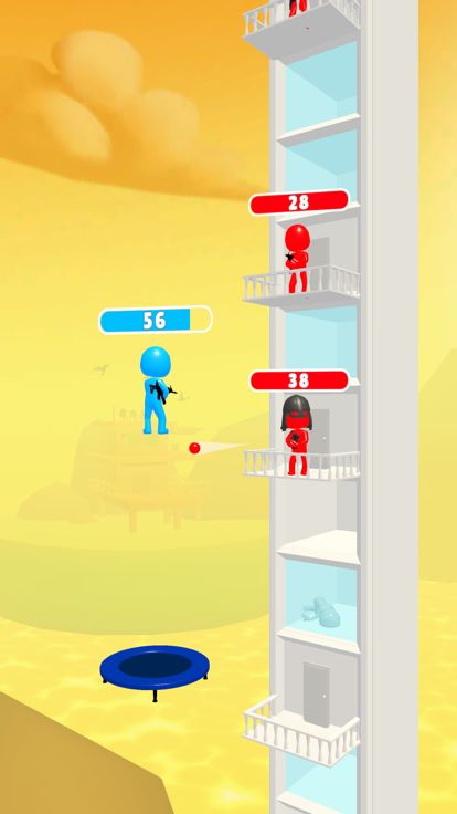 Trampoline Shot游戏截图