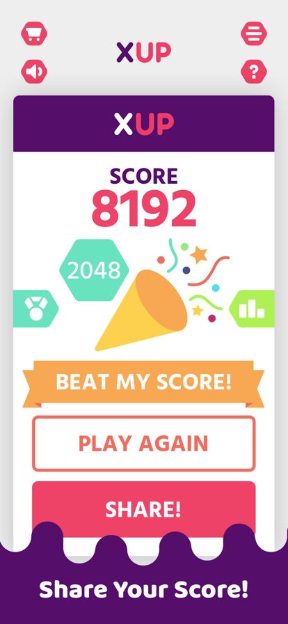 XUP - 2x Number Matching Game游戏截图