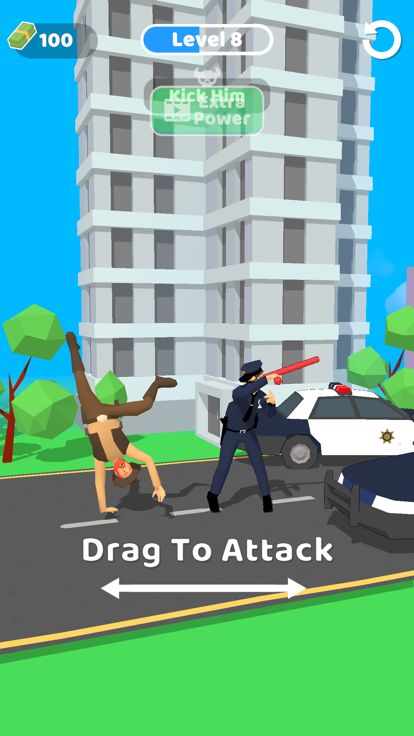 Slow Mo Fight Parkour Games游戏截图