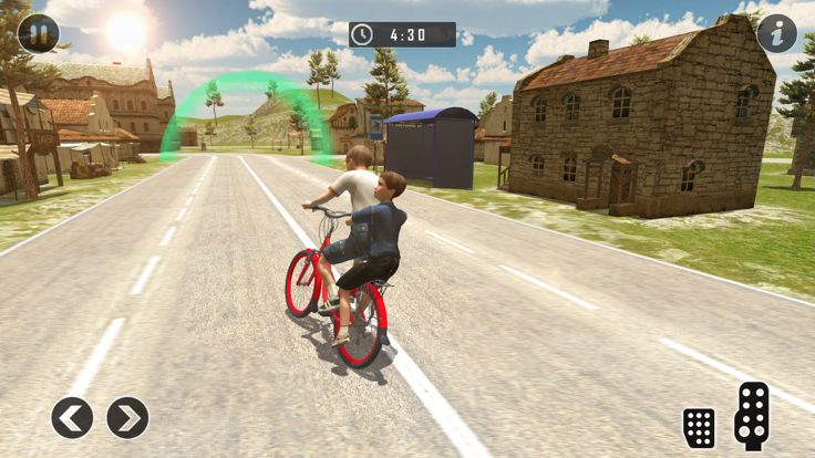 Kids BMX Bicycle Taxi Sim 2018游戏截图
