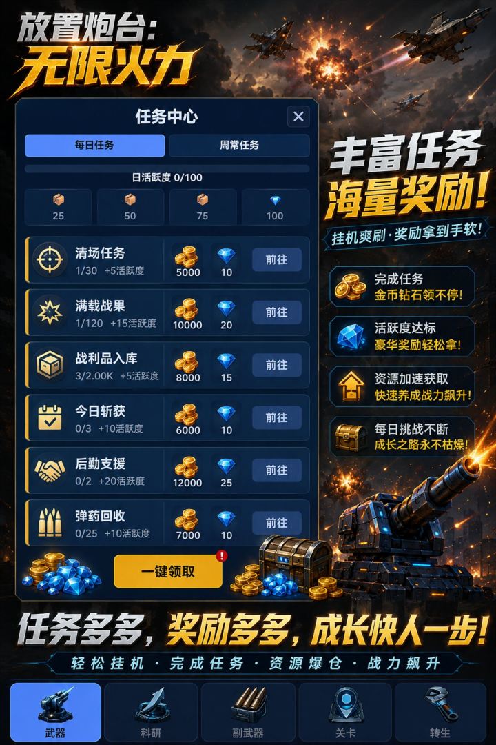 放置炮台:无限火力游戏截图