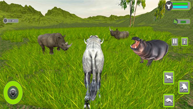 Angry Bull Attack Fight Game游戏截图