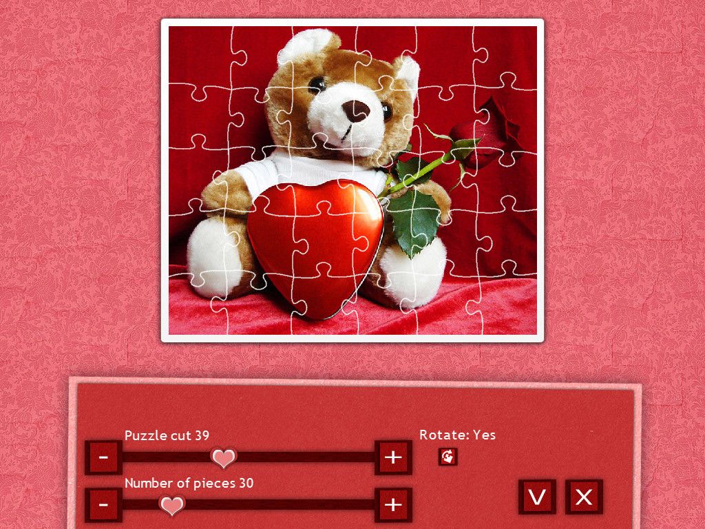 Holiday Jigsaw Valentine's day游戏截图