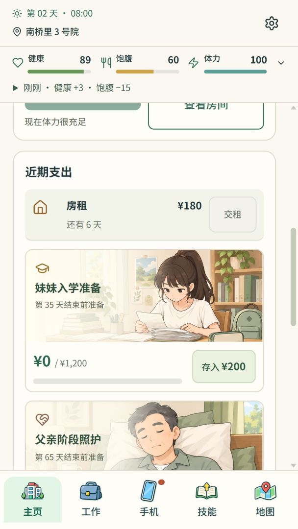 毕业以后游戏截图