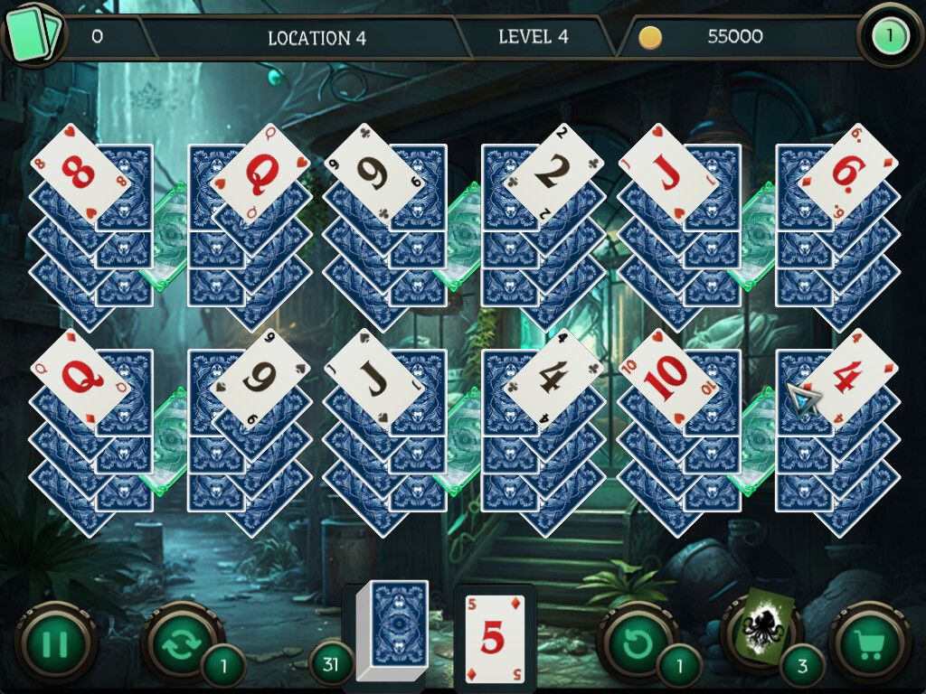 Mystery Solitaire. Cthulhu Mythos 2游戏截图