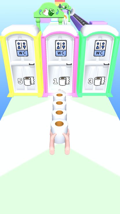 Toilet Roll Stack游戏截图