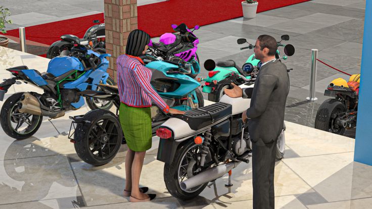 Motorcycle Bike Dealer Games游戏截图