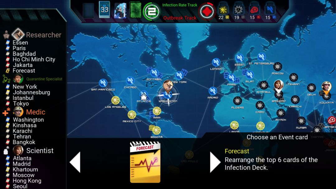 Pandemic: The Board Game游戏截图