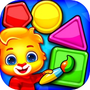 颜色为了儿童: 填色游戏icon