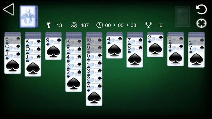 蜘蛛纸牌 SpiderCard游戏截图