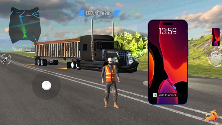 Highway Truck Simulator Game游戏截图