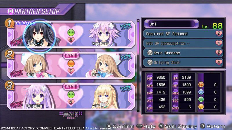 Hyperdimension Neptunia Re;Birth1游戏截图