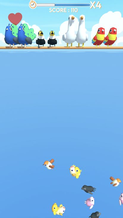 Fly Match 3D - LoveBird Master游戏截图