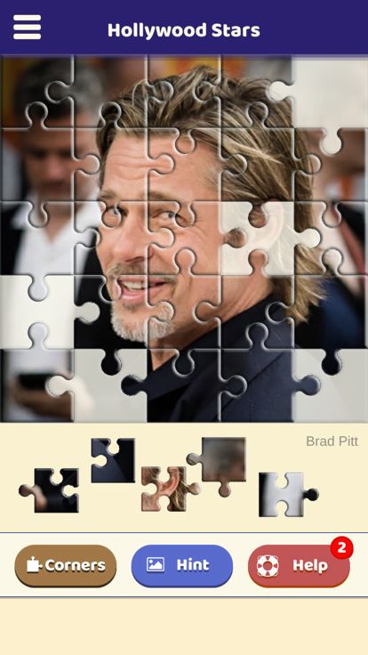 Hollywood Stars Jigsaw Puzzle游戏截图