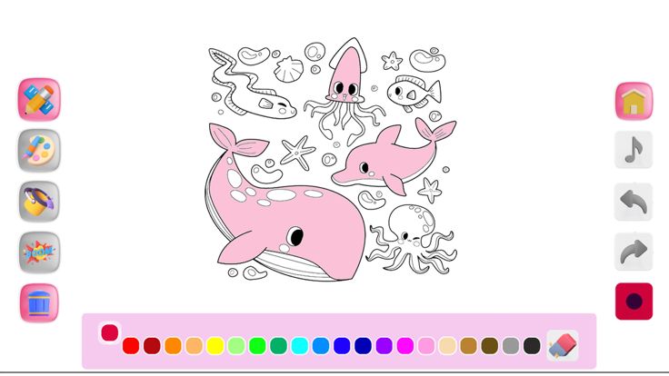 Kawaii Coloring Book Kids游戏截图