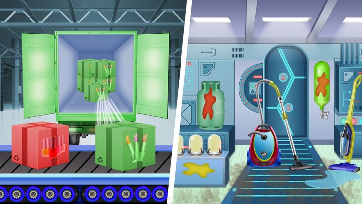 指甲油和口红工厂游戏截图