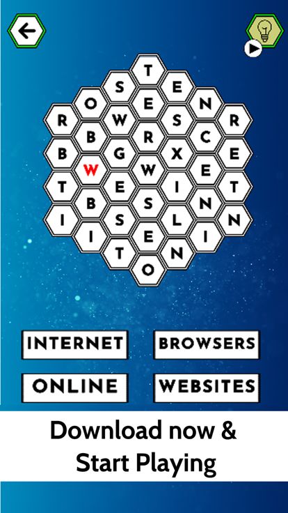 Hexa Word Search Puzzle Games游戏截图