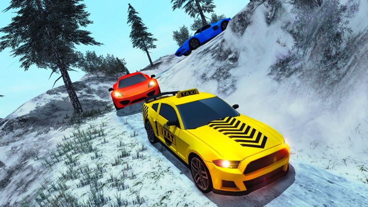 现代疯狂的出租车司机：小山驾驶模拟游戏截图