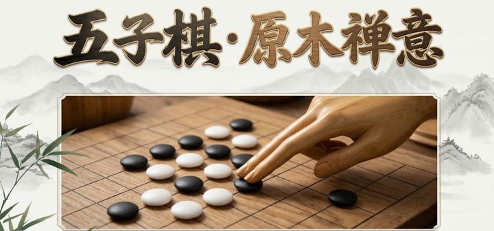五子棋·原木禅意 封面