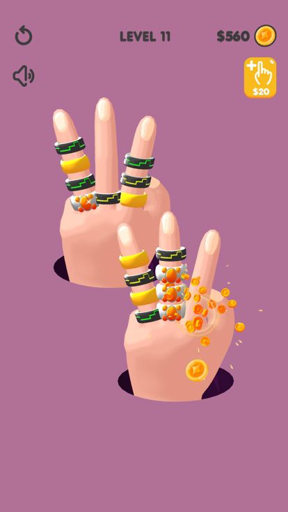 Rings Sort游戏截图