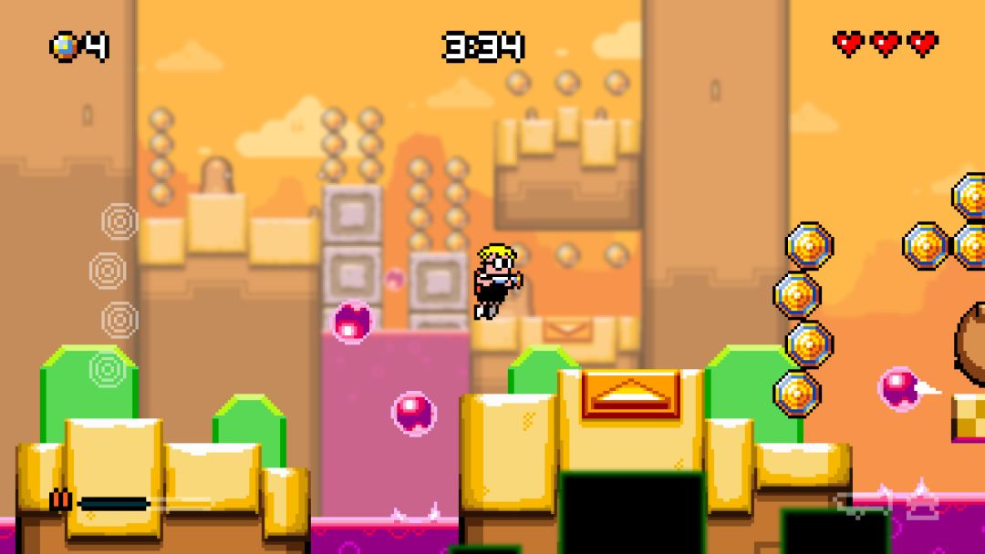 Mutant Mudds Super Challenge游戏截图