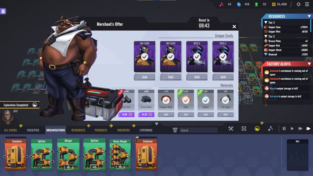 卡牌工厂游戏截图