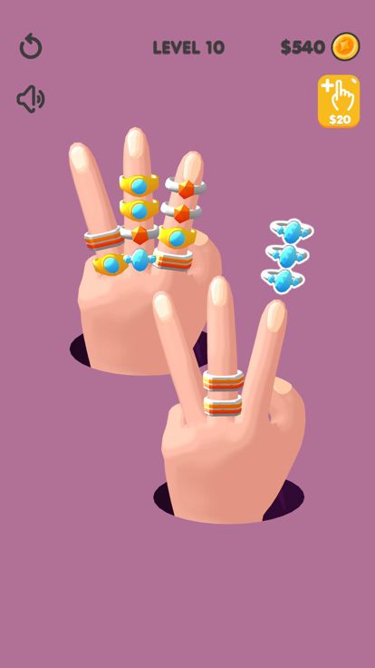 Rings Sort游戏截图