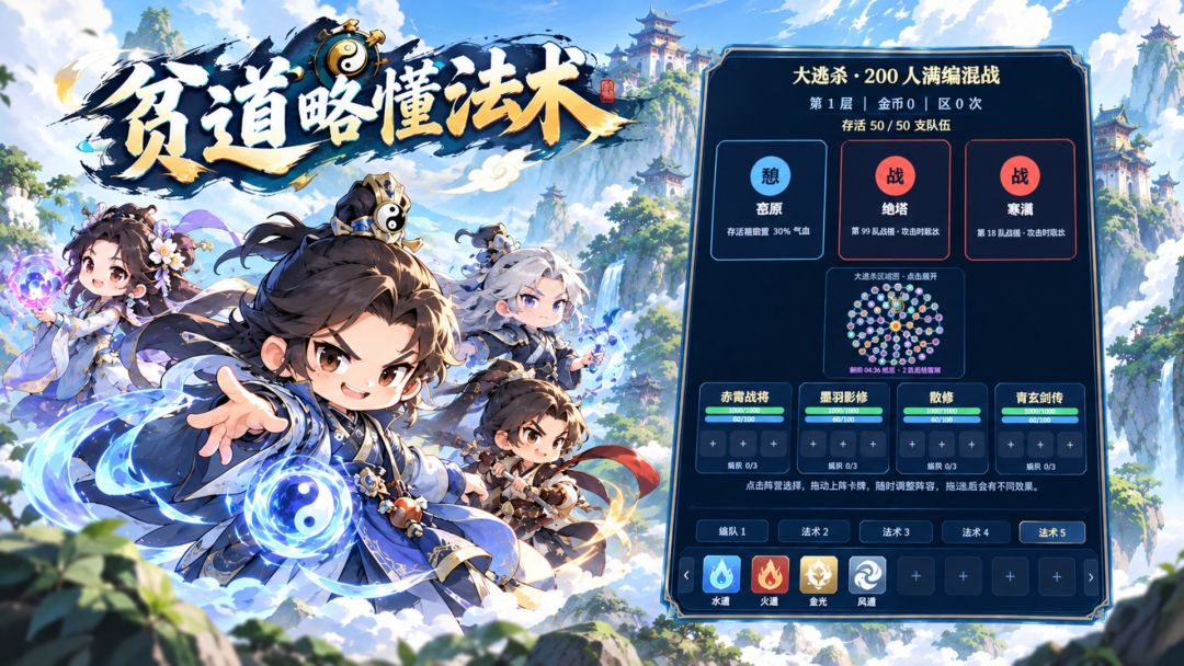 贫道略懂法术游戏截图