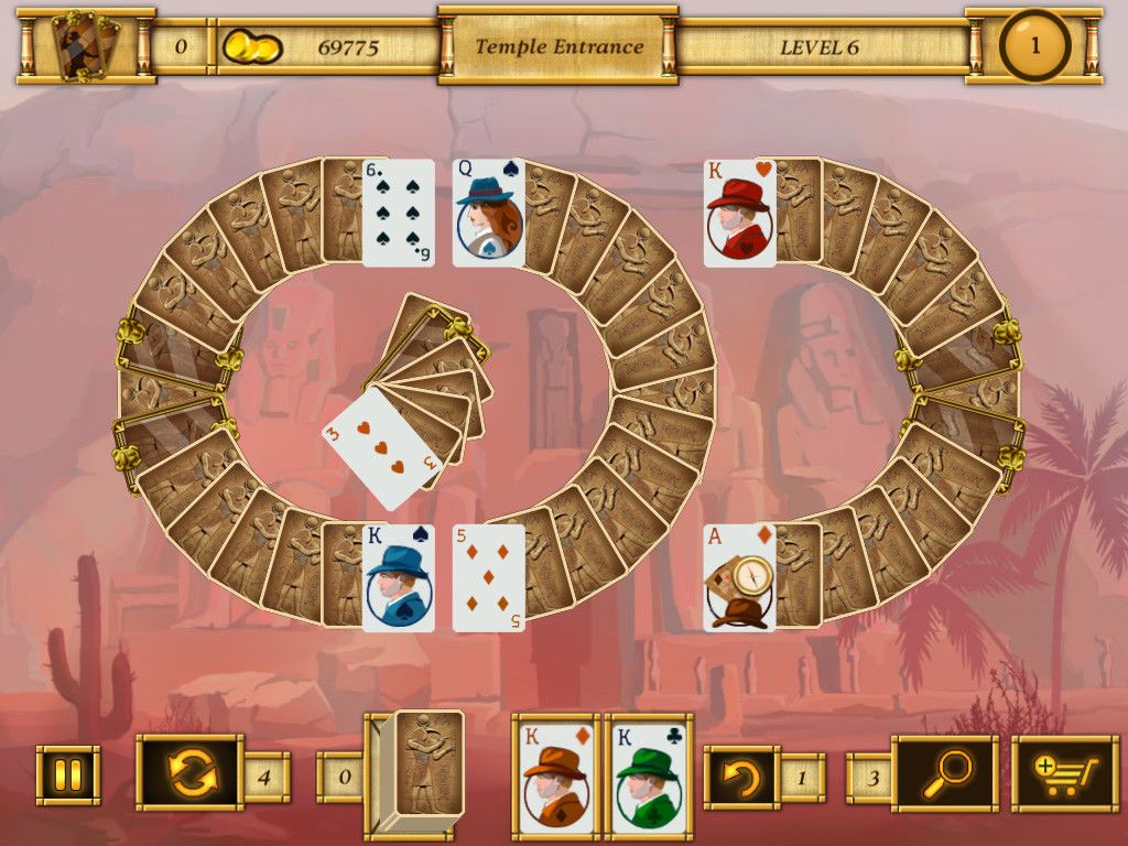 Egypt Solitaire. Match 2 Cards游戏截图