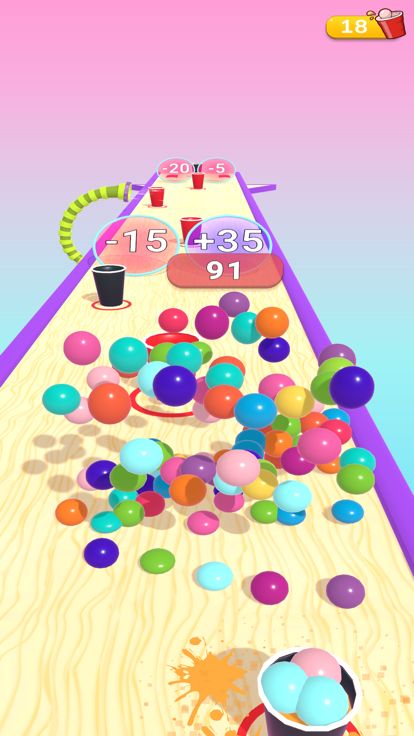 Pong Run 3D游戏截图