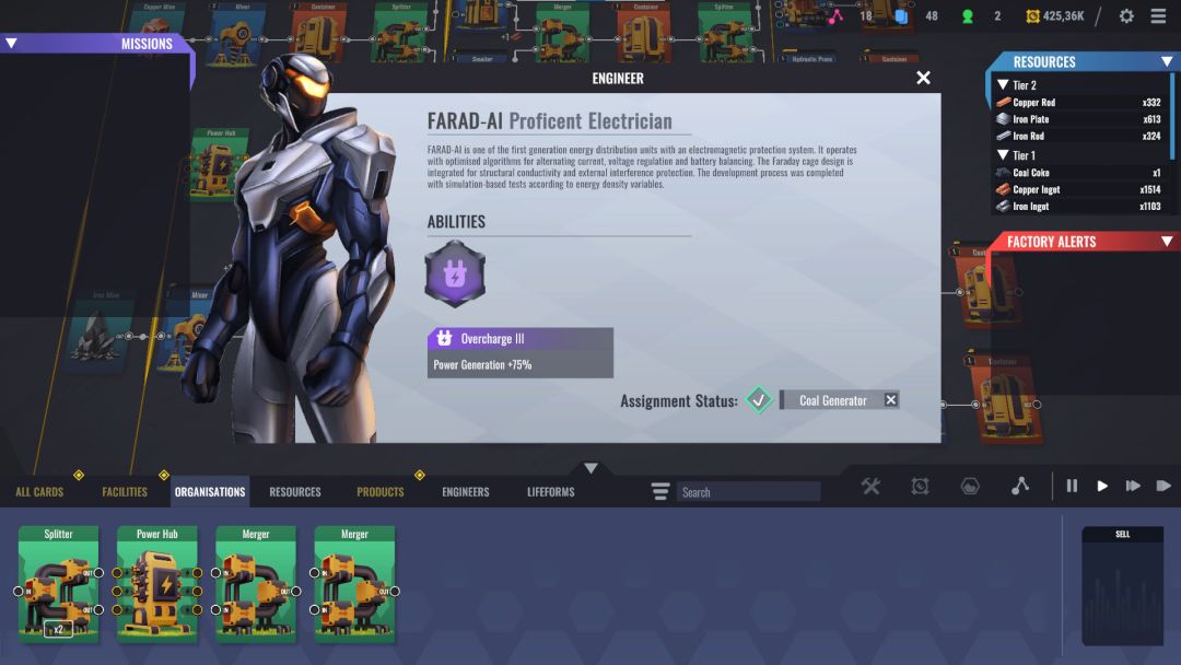 卡牌工厂游戏截图