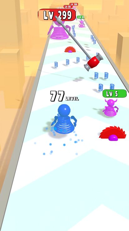 Bouncy Spiral Hero游戏截图