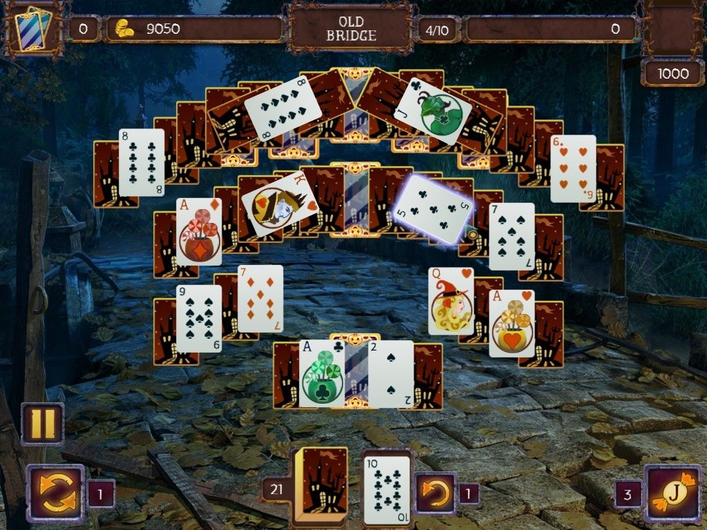 Solitaire Game Halloween游戏截图
