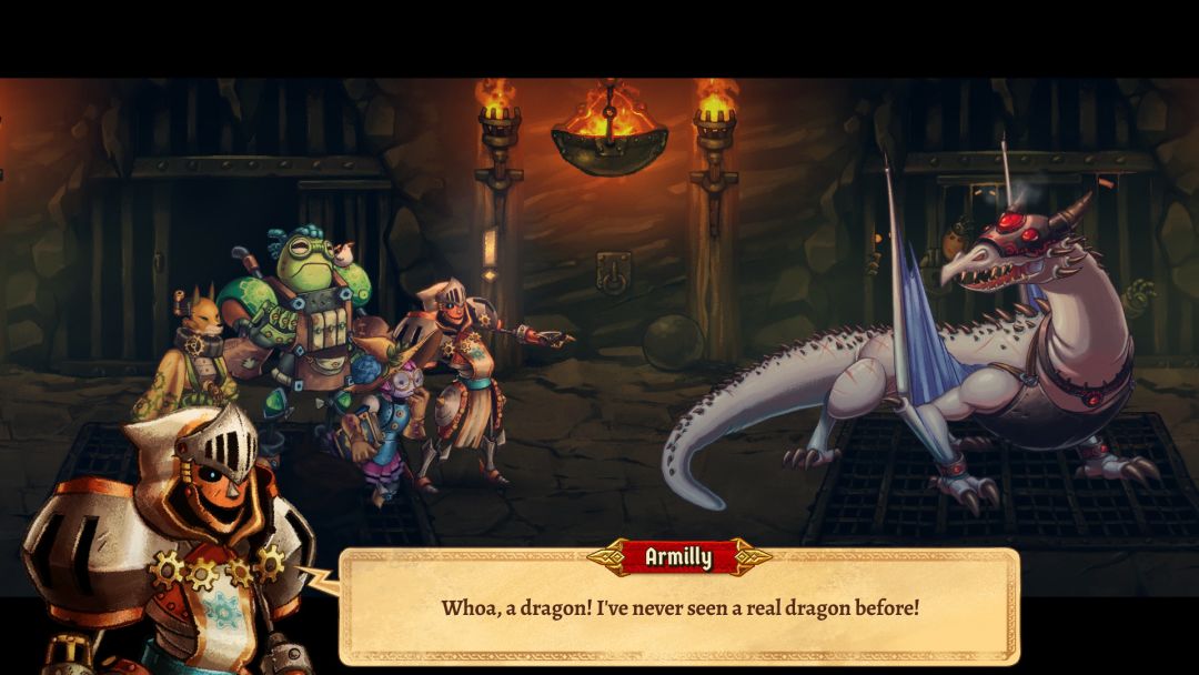 SteamWorld Quest: Hand of Gilgamech游戏截图