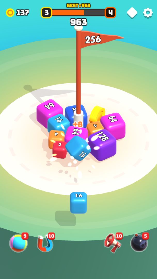 合成大方块3D游戏截图