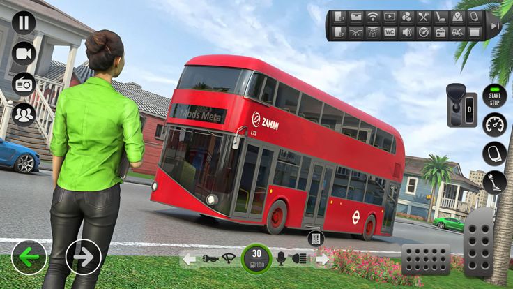 #1 bus driving sim games pro +游戏截图