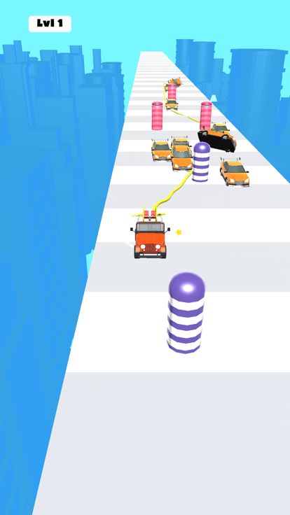 Rope Them Car游戏截图