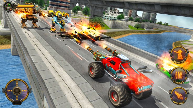 Monster Robot Hero City Battle游戏截图