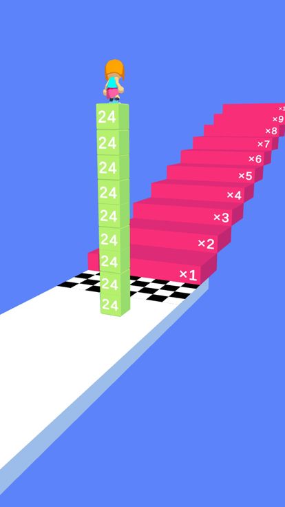 算术大师:方块24比赛游戏截图