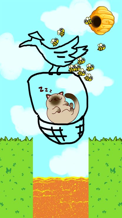 Cat Rescue: Draw 2 Save游戏截图