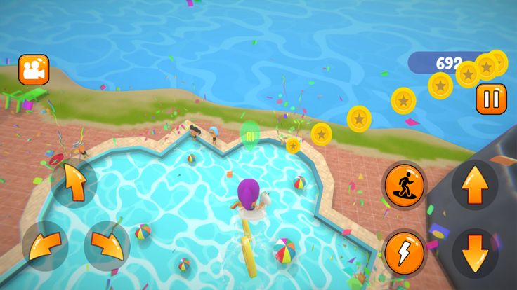 水上主题公园3D滑梯游戏游戏截图