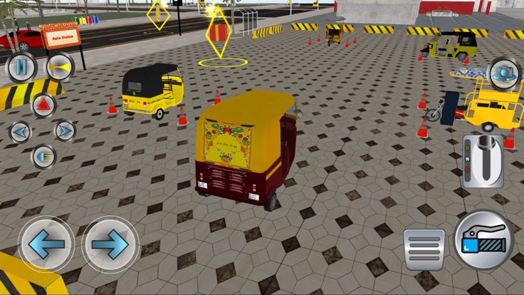 Auto Rickshaw Driving 3D Sim游戏截图