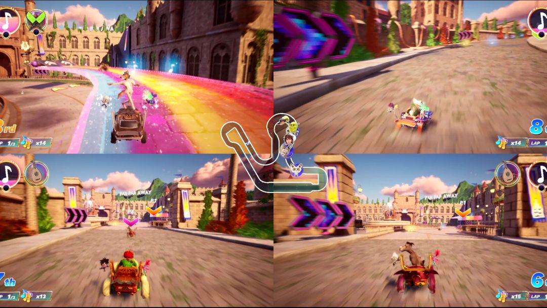 DreamWorks All-Star Kart Racing游戏截图