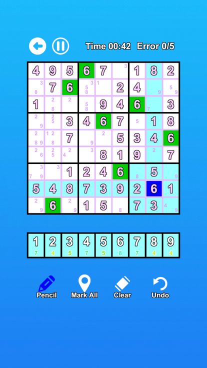 Sudoku-Awesome Brain Game游戏截图