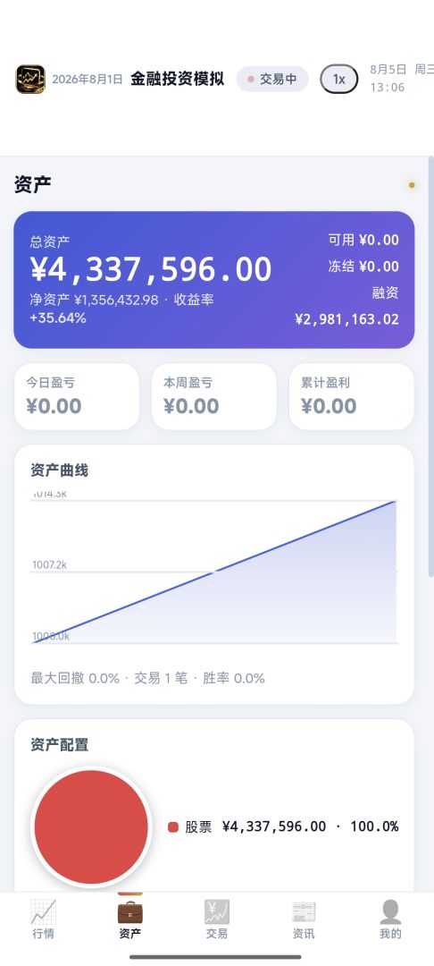 金融投资模拟游戏截图