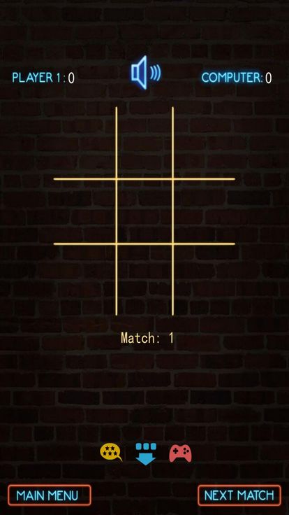 霓虹灯井字棋(Tic Tac Toe Neon)游戏截图