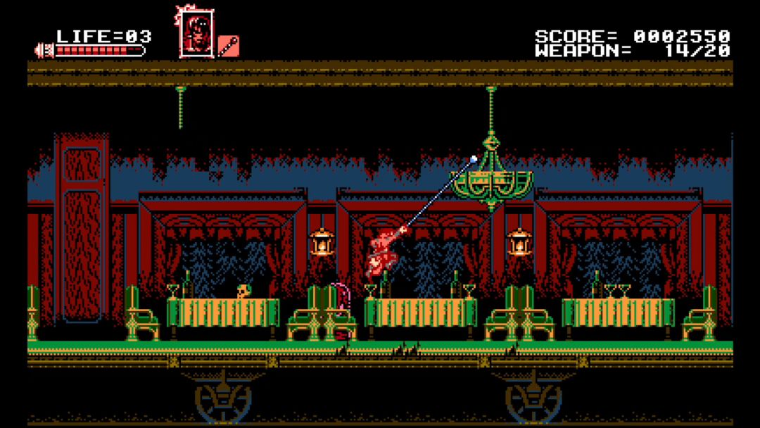 Bloodstained: Curse of the Moon游戏截图