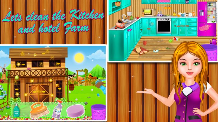 酒店 房间 洗衣 女孩游戏截图